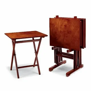 تصویر 2 از میز عسلی چوبی تاشو مناسب پذیرایی و مهمانی